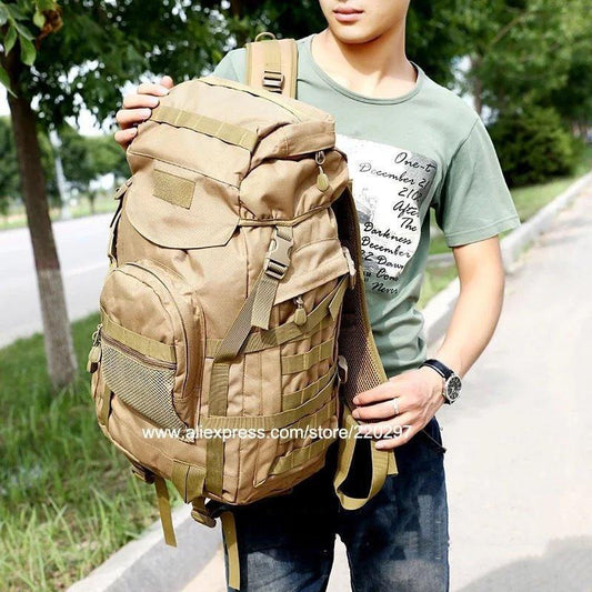 Camping Backpack Molle Waterproof Rucksack - Woosir
