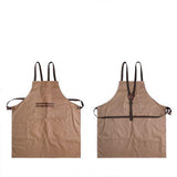 Woosir Canvas And Leather Woodworking Apron - Woosir