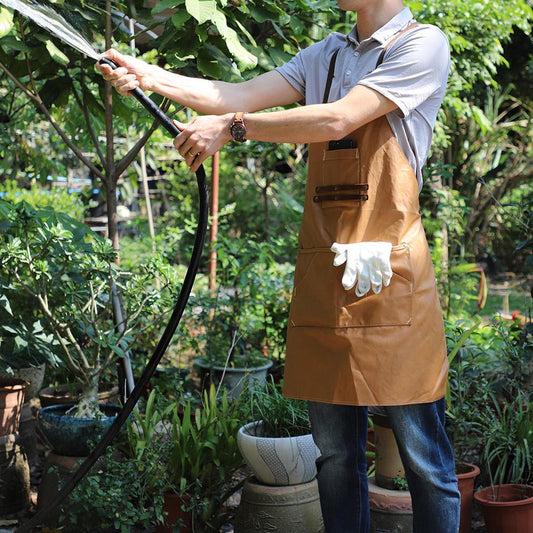 Woosir Canvas And Leather Woodworking Apron - Woosir