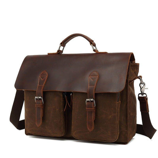Woosir Canvas Laptop Bag 15.6 Inch - Woosir