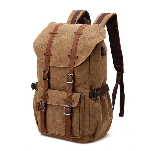 Casual Laptop Canvas Backpack - Woosir