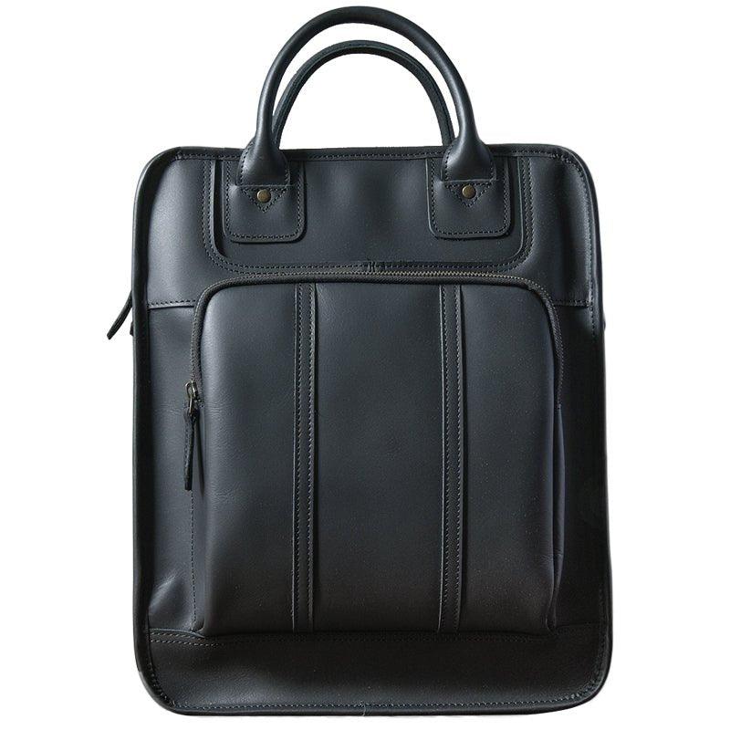 convertible leather backpack messenger bag Woosir Convertible Backpack Messenger Bag Mens, Black