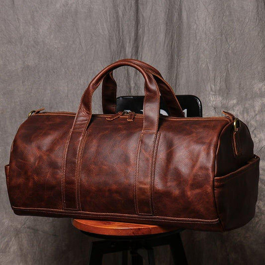 Woosir Cowhide Duffle Bag 21" - Woosir