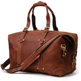 Cowhide Vintage Duffle Bag Leather - Woosir