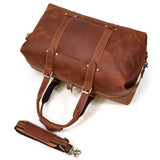 Cowhide Vintage Duffle Bag Leather - Woosir