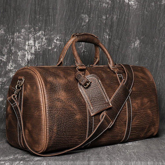 Woosir Cowhide Weekender Bag for Men - Woosir