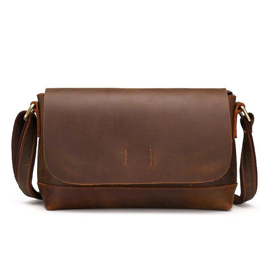 Woosir Cross Body Leather Bag Brown - Woosir