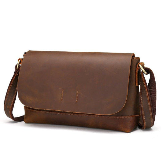 Woosir Cross Body Leather Bag Brown - Woosir