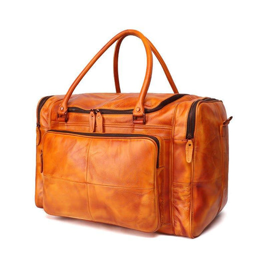 Woosir Designer Weekender Bag Leather Vegetable Tanned - Woosir