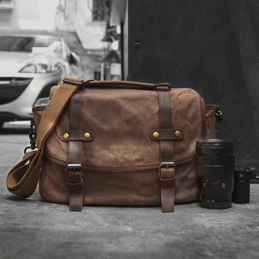 Woosir DSLR Camera Shoulder Bag Waterproof Canvas - Woosir