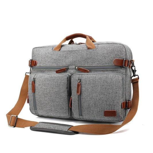 Woosir Dual-Use Canvas Laptop Backpack Briefcase - Woosir