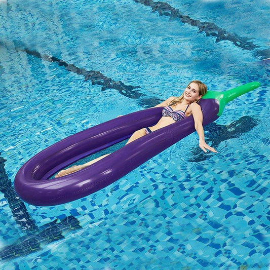 Woosir Eggplant Inflatable Pool Float - Woosir