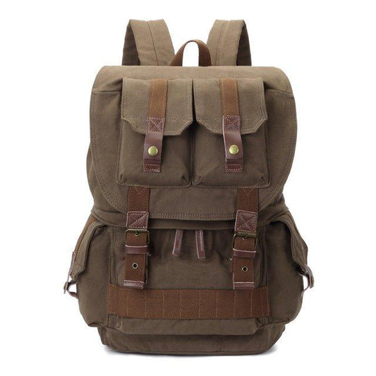 Fashion Canvas Camera Backpack DSLR Case Rucksack - Woosir