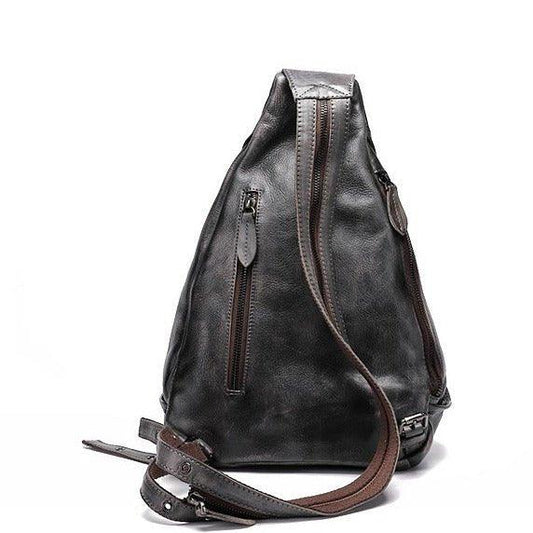 Brush Off Leather Embossed Sling Bag for Women - Woosir