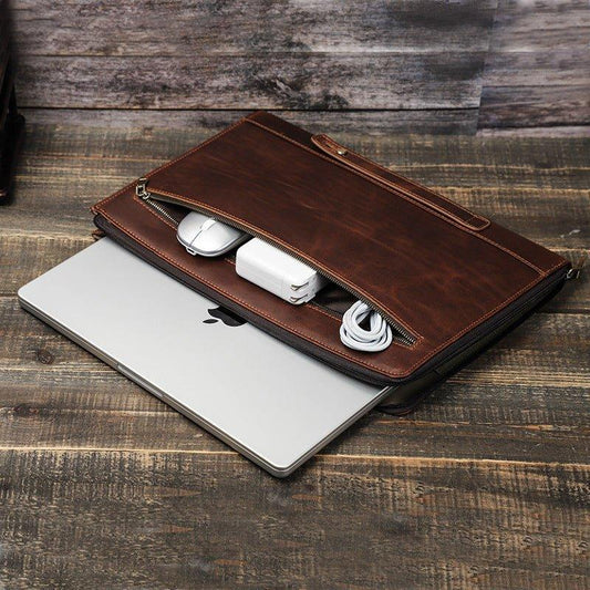 Woosir Genuine Leather Case for Macbook Pro 14.2 Inch - Woosir