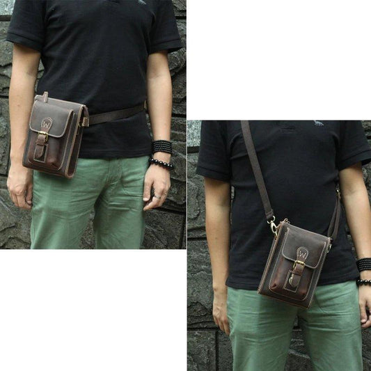 Woosir Genuine Leather Man Messenger Bags - Woosir