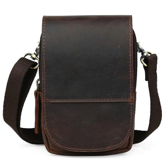 Woosir Genuine Leather Messenger Shoulder Bag For Man - Woosir