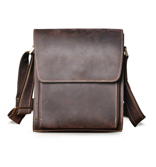 Woosir Genuine Leather Messenger Shoulder Bag for Men - Woosir