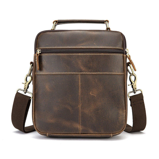 Woosir Vintage Leather Messenger Shoulder Bag for Men - Woosir