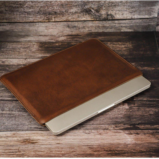 Woosir Genuine Leather Sleeve for 15.4 Inch Macbook Pro - Woosir
