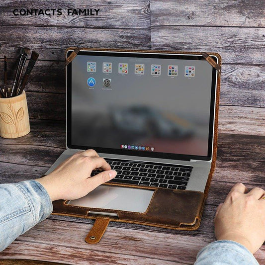 Woosir Laptop Leather Case For MacBook Pro 15.4 Inch - Woosir