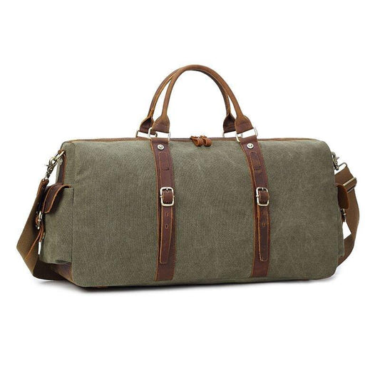 Large Duffle Bags Canvas Mens Travel Weekender - Woosir