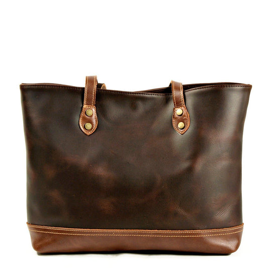 Woosir Large Shoulder Tote Leather Bag - Woosir