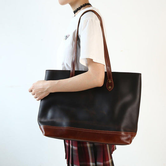 Woosir Large Shoulder Tote Leather Bag - Woosir