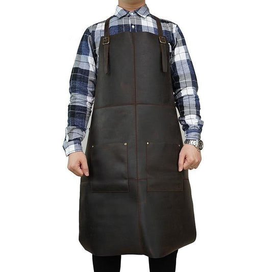 Woosir Leather Aprons - Grill Apron, Woodworking Apron - Woosir