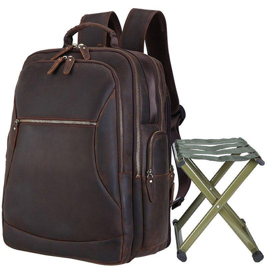 Woosir Leather Backpack Chair for 17 inch Laptop - Woosir