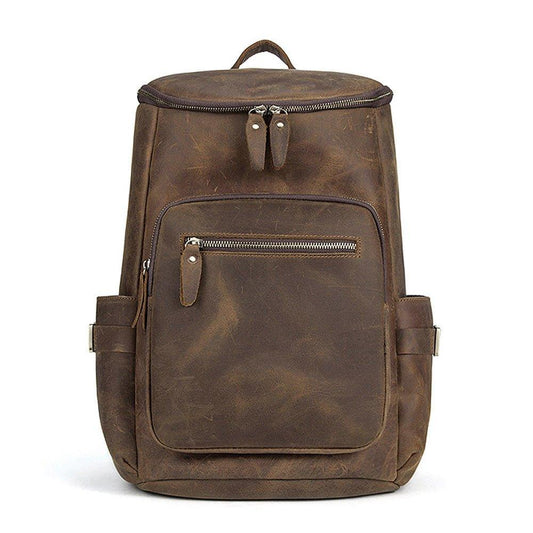 Woosir Leather Backpack Large Capacity for 15.6" Laptop - Woosir