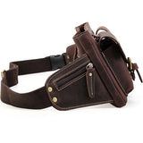 Woosir Leather Belt Bag with Pockets - Woosir