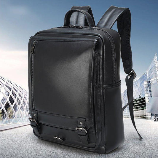 Woosir Leather Business 15" Laptop Leather Backpacks - Woosir