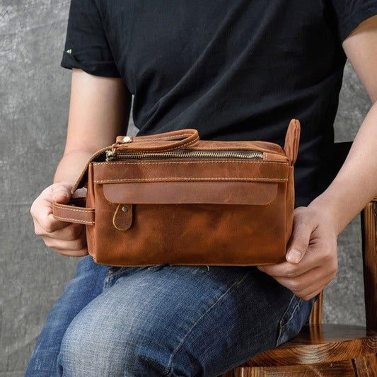 Woosir Leather Hanging Dopp Kit - Woosir