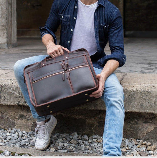 Woosir Leather Office Bags for Mens - Woosir
