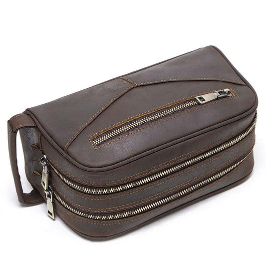 Woosir Leather Shaving Bags Hanging for Men - Woosir