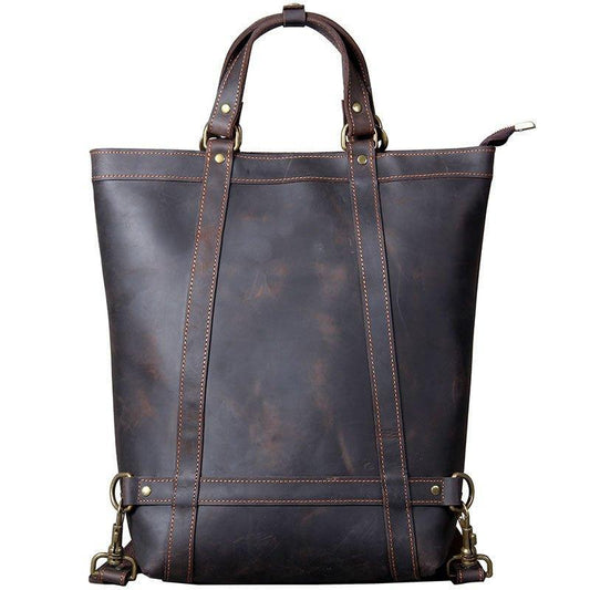 Woosir Leather Tote Backpack - Woosir