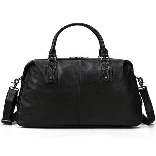 Woosir Leather Travel Bag Black - Woosir