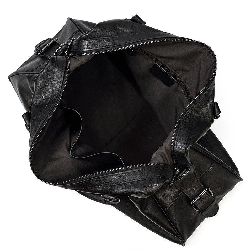 Woosir Leather Travel Bag Black - Woosir