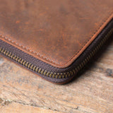 Woosir Leather Wallet Credit Card Holder Money Clip - Woosir