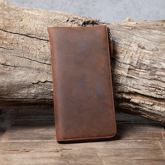 Woosir Leather Wallet Credit Card Holder Money Clip - Woosir