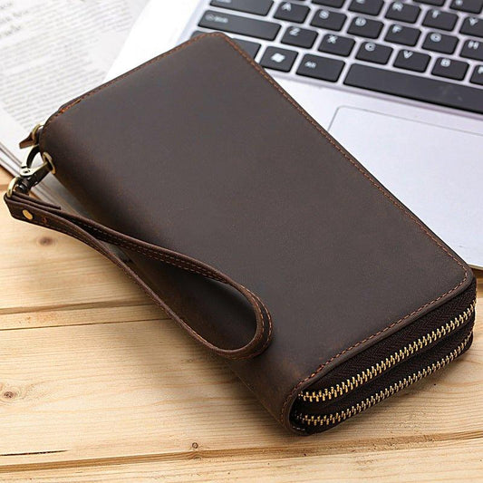 Woosir Long Leather Cowboy Wallet Mens - Woosir