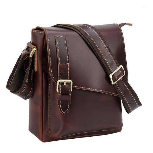 Woosir Men Bags Shoulder Vintage Genuine Leather Bag - Woosir