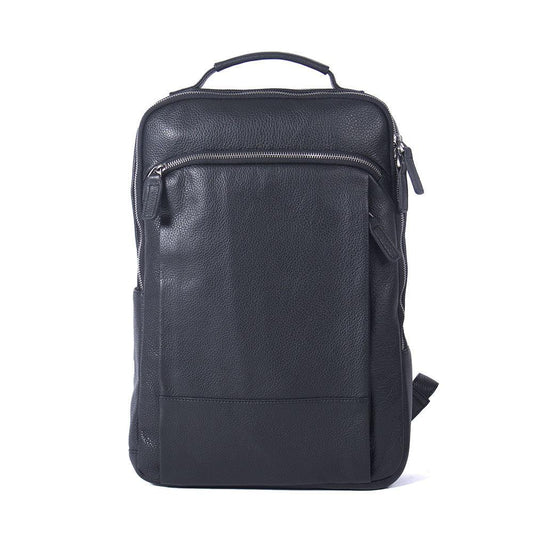 Mens Leather Backpack Vintage for Laptop - Woosir