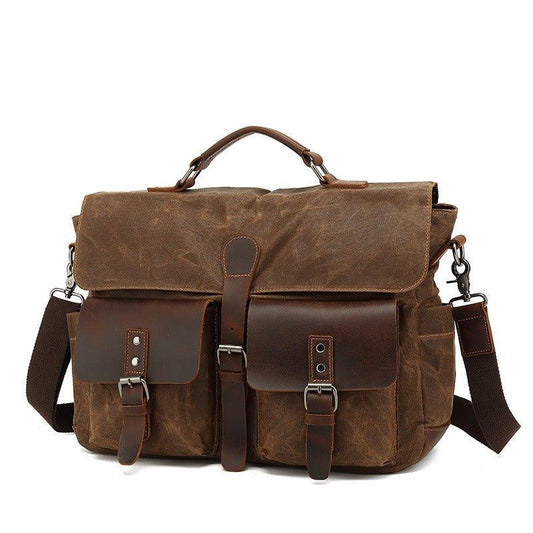 Woosir Mens Satchel Bag with Laptop Sleeve - Woosir