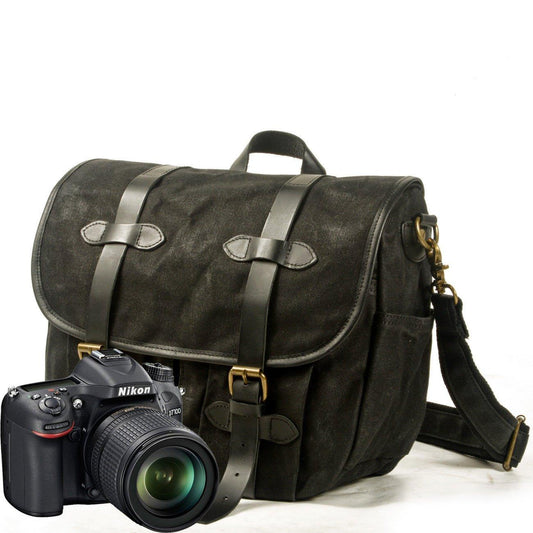 Woosir Messenger Camera Bag Waterproof Canvas - Woosir