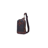 Outdoor Sling Bag With Crazy Horse Leather - Woosir