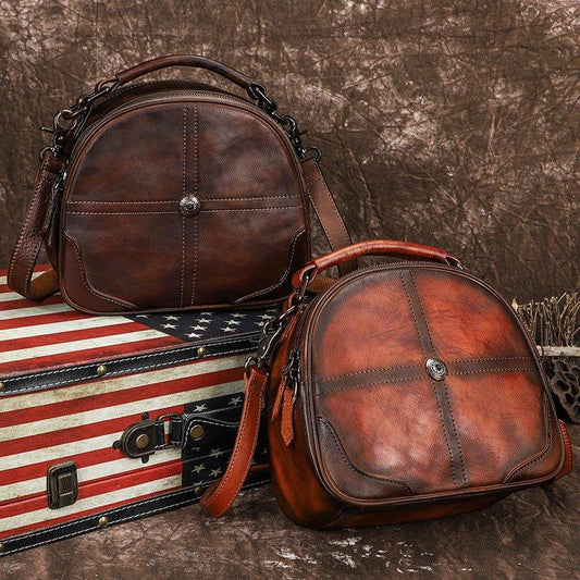 Woosir Oval Crossbody Bag Vintage Style - Woosir