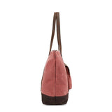 Woosir Oversized Waxed Canvas Tote Bag with Pocket - Woosir