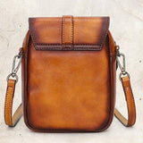 Vintage Leather Phone Pouch Bag Crossbody - Woosir
